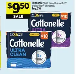 Dollar General Cottonelle Bath Tissue Ultra Comfort TM or Ultra Clean offer