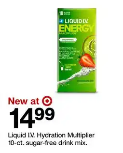 Target Liquid I.V. Hydration Multiplier 10-ct. sugar-free drink mix offer