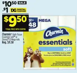 Dollar General Charmin Bath Tissue Essentials offer