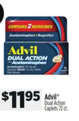 Dollar General Advil Dual Action Caplets offer