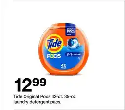 Target Tide Original Pods 42-ct. 35-oz. laundry detergent pacs offer