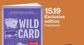 Target WILD CARD Exclusive edition Paperback offer