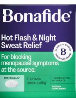 Target Bonafide Revaree 30-day hot-flash relief tablets offer