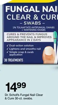 Target Dr. Scholl's Fungal Nail Clear & Cure 30 - ct. swabs offer