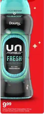 Target Downy Fresh Scent Unstopables 12.2—oz. in—wash laundry scent booster beads offer