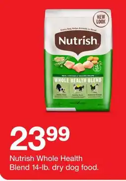 Target Nutrish Whole Health Blend 14-lb. dry dog food offer