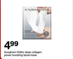 Target Sungboon Editor deep collagen power boosting facial mask offer