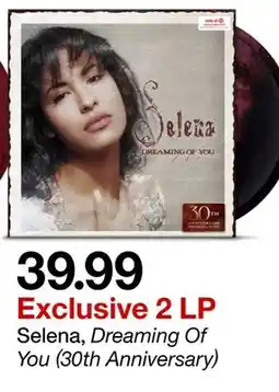 Target Selena, Dreaming Of You (30th Anniversary) offer