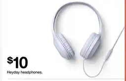 Target Heyday headphones offer