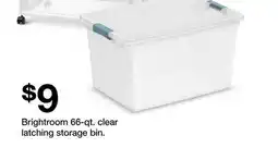 Target Brightroom 66 - qt. clear latching storage bin offer