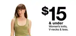 Target Women's knits, V-necks & tees offer