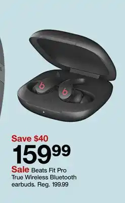 Target Beats Fit Pro True Wireless Bluetooth earbuds offer
