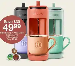 Target Keurig K-Mini Mate single-serve coffeemaker offer