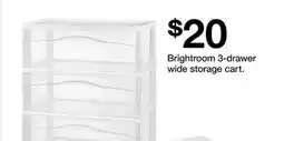 Target Brightroom 3 - drawer wide storage cart offer