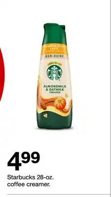 Target Starbucks 28-oz. coffee creamer offer