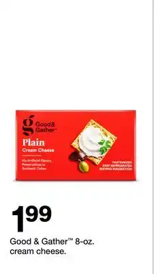 Target Good & Gather 8-oz. cream cheese offer
