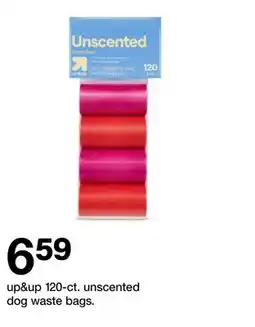 Target up&up 120-ct. unscented dog waste bags offer