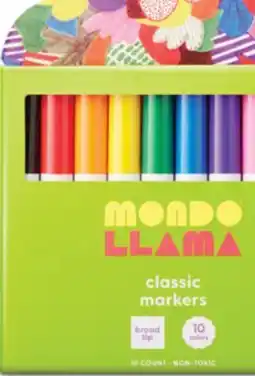 Target Mondo Llama broad-tip markers offer