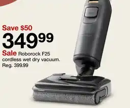 Target Roborock F25 cordless wet dry vacuum offer