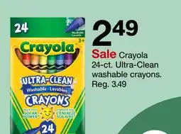 Target Crayola 24-ct. Ultra-Clean washable crayons offer