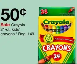Target Crayola 24-ct. kids' crayons offer