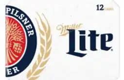 Target Select Miller 12-pk. beer.† offer