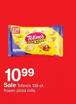 Target Totino's 130-ct. frozen pizza rolls offer