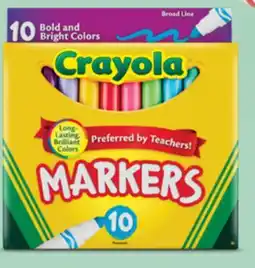 Target Crayola broadline markers offer