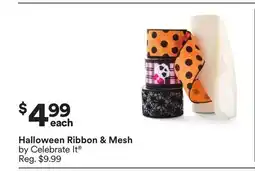Michaels Halloween Ribbon & Mesh by Celebrate It offer