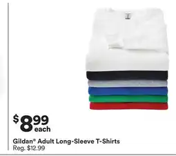 Michaels Gildan Adult Long-Sleeve T-Shirts offer