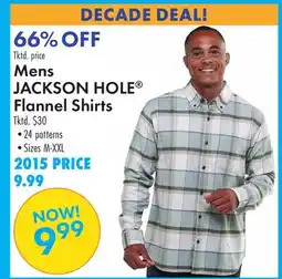 Boscov's Mens JACKSON HOLE Flannel Shirts offer