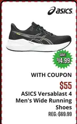 Big 5 ASICS Versablast 4 Men's Wide Running Shoes offer