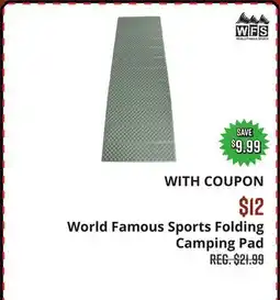 Big 5 World Famous Sports Folding Camping Pad offer