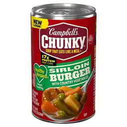 Walgreens Soup Sirloin Burger with Country Vegetable offer