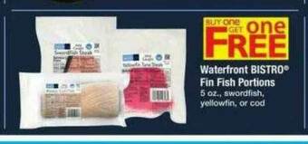 ACME Waterfront Bistro Fin Fish Portions offer