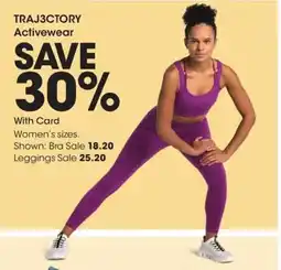 Kroger Traj3ctory activewear bra sale offer