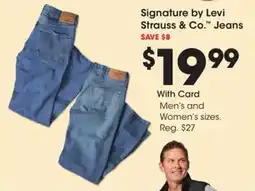 Kroger Signature by Levi Strauss & Co. Jeans offer