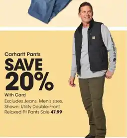 Kroger Carhartt pants relaxed fit pants offer