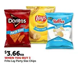 Fareway Frito Lay Party Size Chips offer