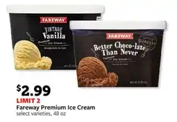Fareway Fareway Premium Ice Cream offer