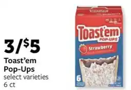 Fareway Toast'em Pop-Ups offer