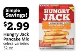 Fareway Hungry Jack Pancake Mix offer