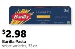 Fareway Barilla Pasta offer
