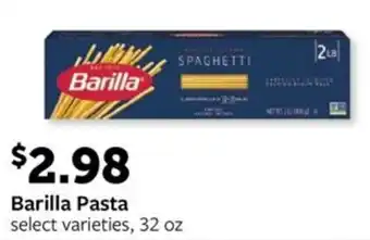 Fareway Barilla Pasta offer