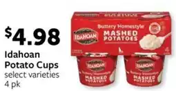 Fareway Idahoan Potato Cups offer