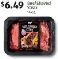 Aldi Beef shaved steak offer