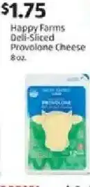 Aldi Happy Farms Deli-Sliced Provolone Cheese offer