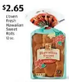 Aldi L'oven fresh hawaiian sweet rolls offer