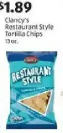 Aldi Clancy's Restaurant Style Tortilla Chips offer