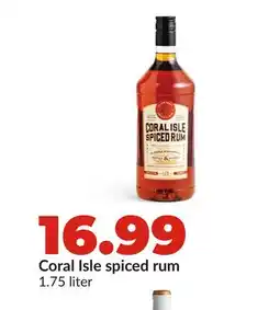 Hy-Vee Coral Isle spiced rum offer